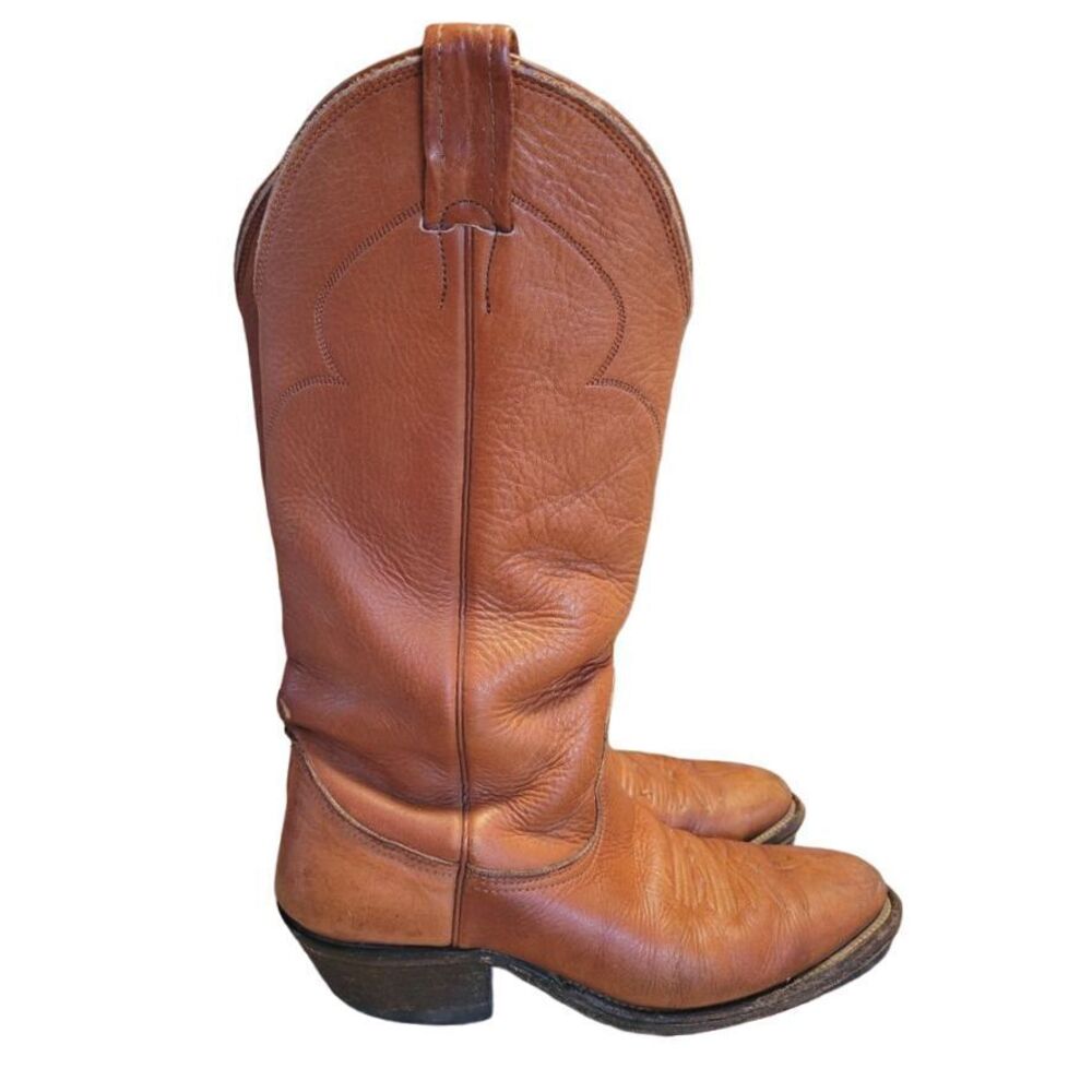 Nocona Brown Heeled cowboy boots